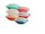 Kit 10 saladeira pote plástico com tampa marmitex Sortido