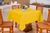 Kit 10 Toalha de Mesa 1,50 x 1,00 Quadrada Tecido Oxford Grosso Amarelo