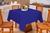 Kit 10 Toalha de Mesa 1,50 x 1,00 Quadrada Tecido Oxford Grosso Azul