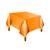 KIT 10 Toalhas De Mesa Lisa Plástica 70x70cm Para Aniversário Festa Casamento cORES laranja
