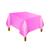 KIT 10 Toalhas De Mesa Lisa Plástica 70x70cm Para Aniversário Festa Casamento cORES rosa claro