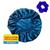 Kit 10 Toucas de Cetim Antifrizz Dupla Face Alto Brilho Ajustável + Xuxinha Azul