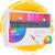 Kit 100 Caneta 2 em 1 Brush Lettering e Ponta Fina Dual Pen Canetinha Colorir Desenho Colorida