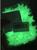 kit 100 Estrelas Sortidas Fluorescentes 3 cm Brilha no Escuro Neon Teto Parede Verde
