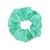 Kit 100 Xuxinhas de Cetim Charmousse Scrunchie Anti Frizz Luxo Verde Claro