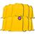 Kit 10x Mochila tipo Saco Gym Sack em Nylon Dinky TopGet Amarelo