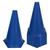 Kit 12 Cones de Marcação de Plástico Muvin - 24cm - Treinamento Funcional, Agilidade e Fortalecimento Azul