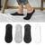 Kit 12 pares de meia sapatilha esportiva básica invisível feminino elegante Sortidas
