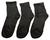 Kit 12 Pares Meias Masculina Longo Cano Alto preto Preto