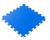 Kit 12 Tatames de Borracha 50x50 Econômico- Na cor Azul Azul