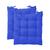 Kit 2 Almofadas Assento Futton Design Liso Sofisticado Azul Royal