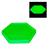 Kit 2 Bandeja sextavada pequena hexagonal colmeia suporte doces Verde Neon