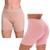 Kit 2 Bermuda Feminina Modeladora Anágua Segunda Pele Lingerie Para Usar Por Baixo Do Vestido E Saia 1 rosa 1 bege