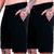 Kit 2 Bermudas Academia Moletom Masculina Plus Size Preto