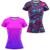 Kit 2 Blusa para Academia Feminina Fitness Roupa Caminhada Treino Musculação Dry Fit Rosa azul, Holi