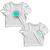 Kit 2 Blusas Cropped Tshirt Feminina Cat Not Normal e Alien Frases Branco