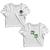 Kit 2 Blusas Cropped Tshirt Feminina Heisenberg e Br 35 Ba 56 Branco