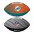 Kit 2 Bolas de Futebol Americano Wilson NFL Tailgate Jr Laranja, Preto