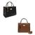 Kit 2  Bolsa Feminina Castelo Form's Marrom