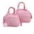 Kit 2 Bolsas de Bebê Saída Maternidade Bolso com zíper Rosa