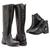 Kit 2 Bota Feminina Montaria Plus Size + Coturno Cano Curto 34