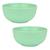 Kit 2 Bowls Tigelas de Cerâmica Artisan Caldos Sopas Verde