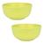 Kit 2 Bowls Tigelas de Cerâmica Artisan Caldos Sopas Yellow