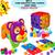 Kit 2 Brinquedo Educativo Didático Encaixe Bebe Infantil 1 ano  E Menino