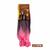 Kit 2 Cabelo Jumbo P/ Trança 400gr African Beauty + Anéis E Agulha Ombre Pink