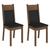 Kit 2 Cadeiras de Jantar 4280 Madesa Rustic/Preto Rustic/Preto