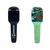 Kit 2 Caixa de Som e Microfone Sem Fio Karaokê Repórter Youtuber WS-900 Preto-Camuflado Verde