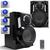 Kit 2 Caixa Som Shutt Home Theather Acoustic System Ambiente 260w RMS Ativa + Passiva Bluetooth LED Azul