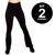 Kit 2 Calça Bailarina Feminina Confortavel Para Caminhadas Preto