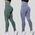 Kit 2 Calça legging Academia Levanta Bumbum fitness Cinza, Verde