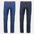 Kit 2 Calças Jeans Masculina Com Elastano Bolso Tradicional Azul, Preto
