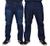Kit 2 Calças Jeans Stretch Lycra Masculina Slim  Algodão e Elastano  Linha Premium 48 ao 56 Denim, Escuro