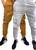 Kit 2 calças jogger  masculina varias cores a pronta entrega envio rapido Branco, Rsg, , Caramelo
