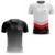 Kit 2 Camisa Masculina Academia Fitness Exercícios Musculação Corrida Jump, Black