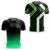 Kit 2 Camisa Masculina Academia Fitness Exercícios Musculação Corrida Preto verde, Fagreen