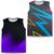Kit 2 Camisa Regata Dry Masculina Academia Camiseta Fitness Musculação Treino Proteção UV Corrida Purple, Ray