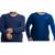 Kit 2 Camisa Térmica Masculina Plus Size Segunda Pele Uv Envio Imediato Azulmarinho, Azulcaneta