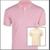 Kit 2 Camisas Polo Masculina Piquet 100% poliéster Rosa claro, Of white