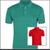 Kit 2 Camisas Polo Masculina Piquet 100% poliéster Jade, Vermelho