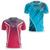 Kit 2 Camiseta Academia Masculina Dry Fit Musculação Fitness Funcional Barça, Sky blue