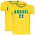 Kit 2 Camiseta Do Brasil Masculina Copa Do Mundo Manga Curta Kit 9