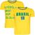 Kit 2 Camiseta Do Brasil Masculina Copa Do Mundo Manga Curta Kit 5