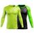 KIT 2 Camiseta Longa Térmica Blusa Esportiva Longa Rash Guard Corrida Jiu Jitsu Proteção UV Dry Fit Verde