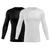 KIT 2 Camiseta Longa Térmica Blusa Esportiva Longa Rash Guard Corrida Jiu Jitsu Proteção UV Dry Fit Bcpt