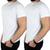 Kit 2 Camisetas Básica Algodão Branco
