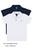 Kit 2 Camisetas Básicas Gola Polo Menino Infantil ReiRex Branco, Azul